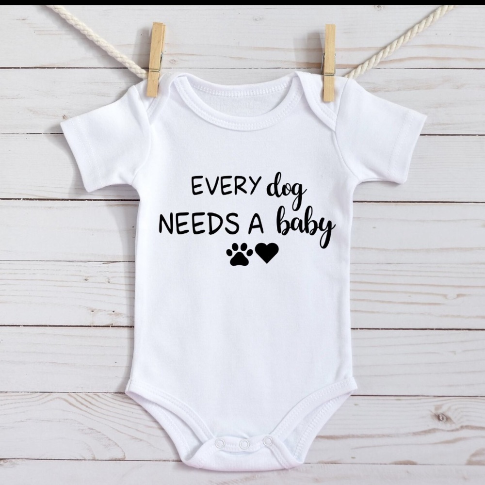 Every dog needs a baby onesie
